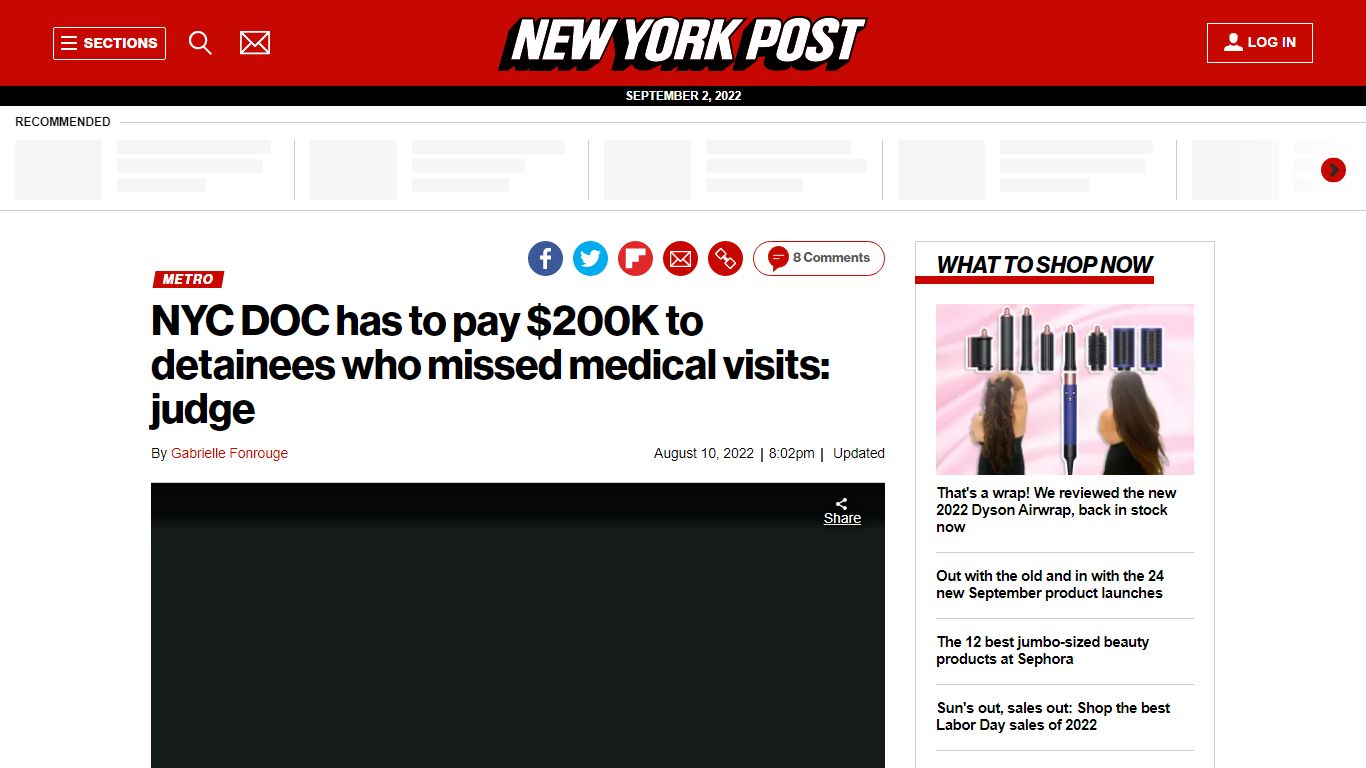 NYC DOC has to pay $200K to detainees who missed medical visits